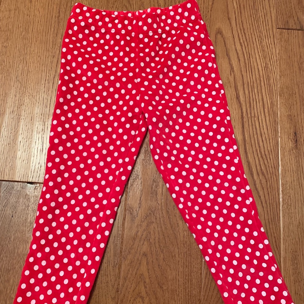 Disney toddler girl Minnie Mouse polka dot pants